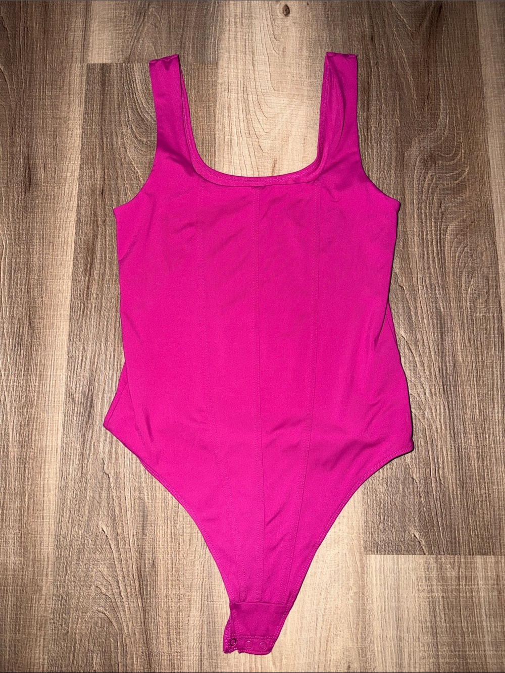 🩷 House of Harlow 1960 Fuchsia Scoop Neck Bodysuit Medium 🩷